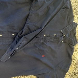 Men’s XXL Tall Navy Polo Button down